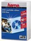 Actual product image Hama 1x10 DVD Empty Sleeve Slim Transparent 50% Blank