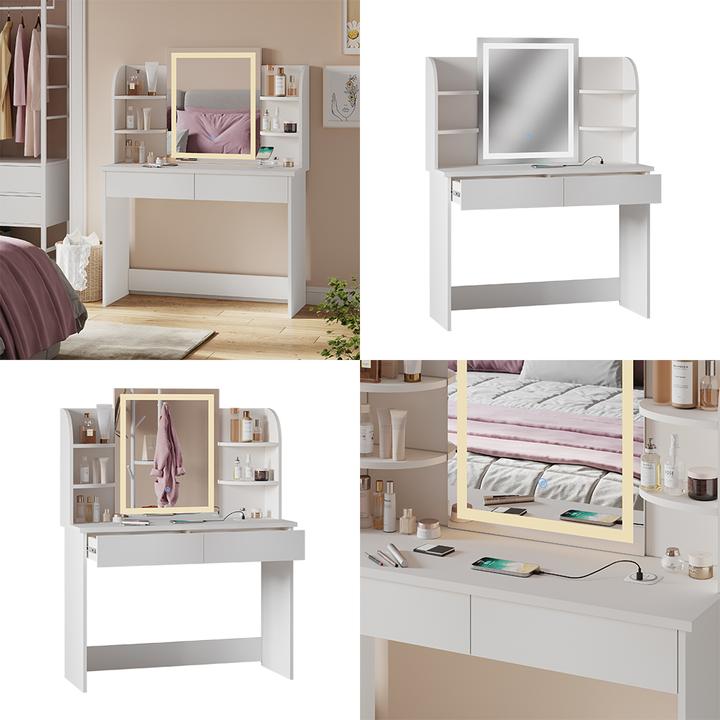 Produktbild Vicco Charlotte mit Beleuchtung (106 x 142 x 40 cm)