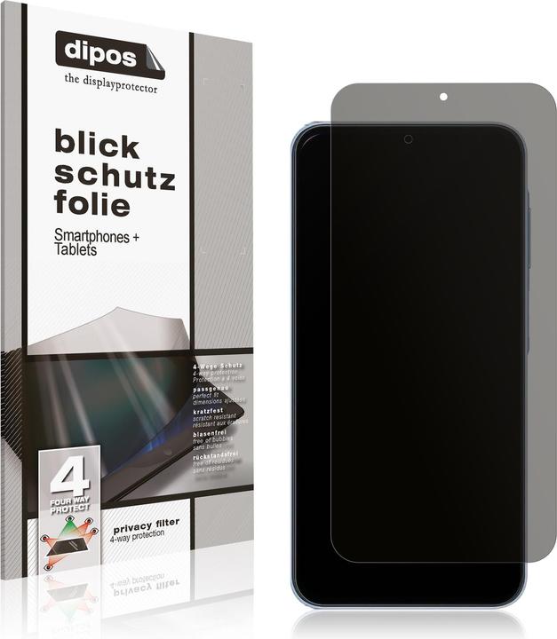 Actual product image Dipos Privacy Screen Protector 4-Way Privacy-Filter (1 Piece, Samsung Galaxy A25)