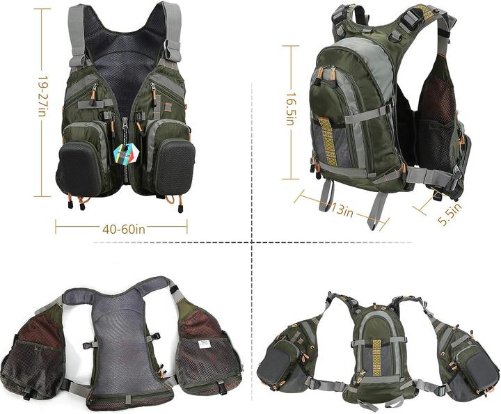 Immagine prodotto Pellor Gilet da pesca