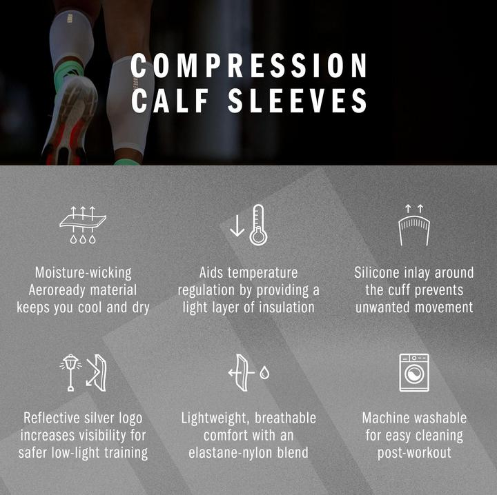 Actual product image adidas Compression Calf Sleeves (S, M)