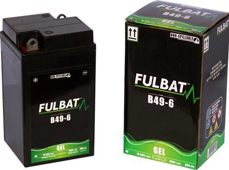 Produktbild Fulbat Motorradbatterie Gel B49/6 (3MO1) 6V 10Ah (6 V, 10 Ah)