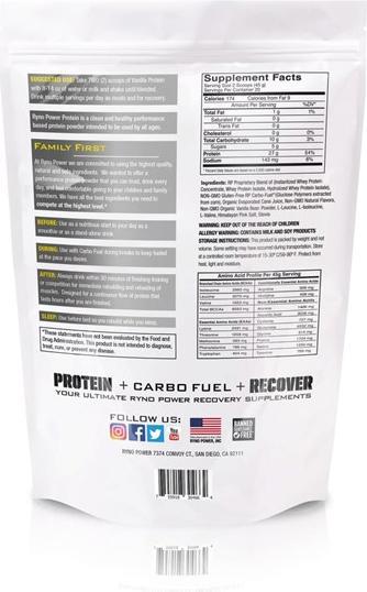 Produktbild Ryno Power Vanilla Protein Powder (Vanille, 27 g)