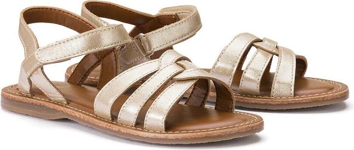 La Redoute Collections Lackierte Sandalen mit Klettverschluss
