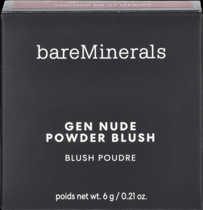 Actual product image Bare Minerals Bareminerals Gen Nude Powder Blush You Had Me At Merlot - 6g (You Had Me At Merlot)