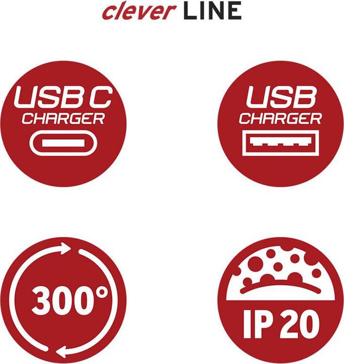 Produktbild Brennenstuhl cleverLINE Abzweigstecker (Typ 13, 2 x)