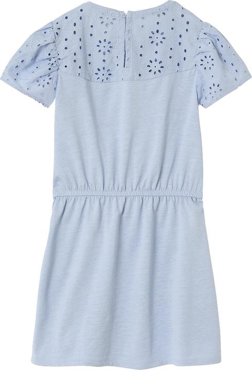 Vertbaudet Mädchen Kleid mit Lochstickerei