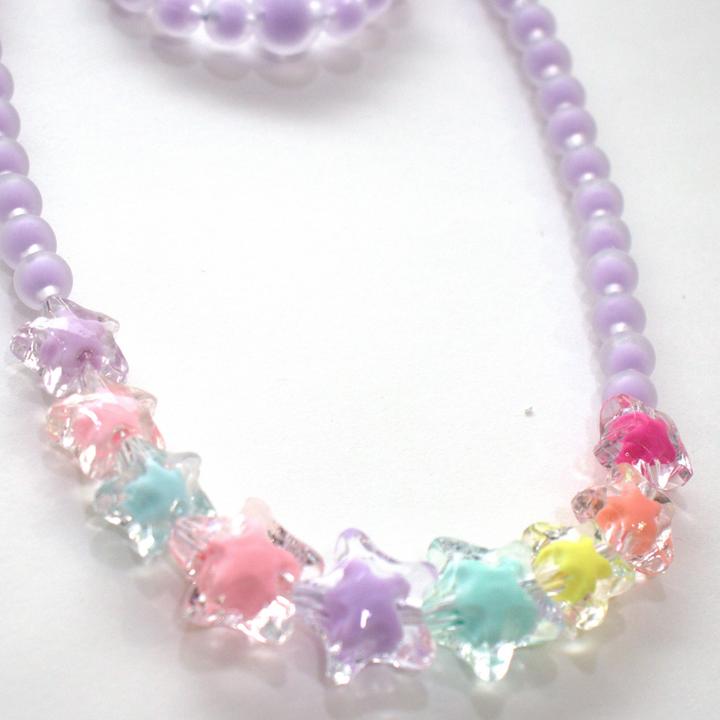 Actual product image Yuko.B Necklace and bracelet (ABS, Acrylic)