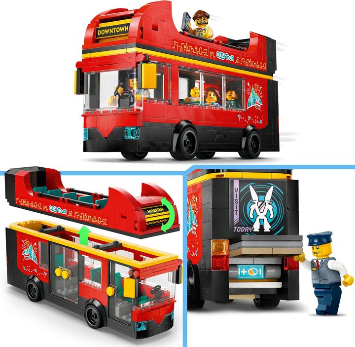 Actual product image LEGO Double-Decker Sightseeing Bus (60407, LEGO City)