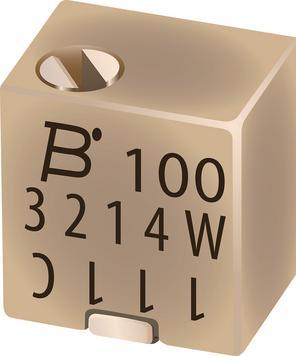 Image du produit Bourns Potentiomètre d'ajustement 100Ohm 250mW