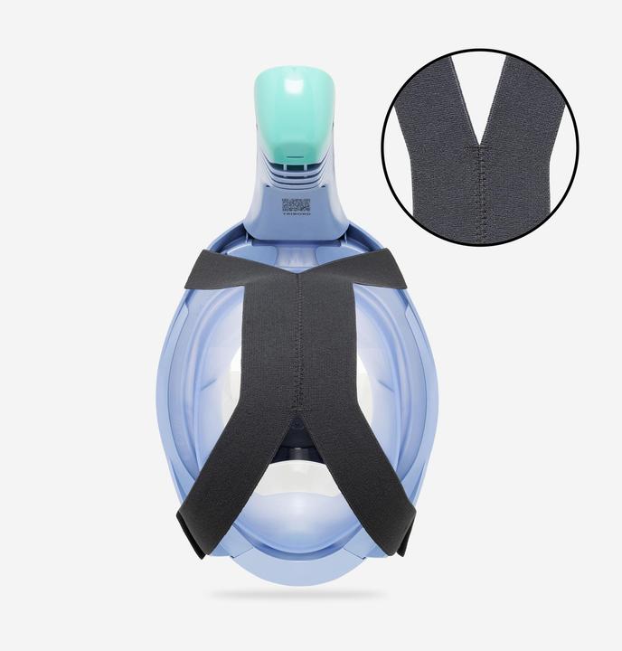 Produktbild Subea Schnorchelmaske Easybreath Damen/Herren Tauchmaske 900 blaugrau