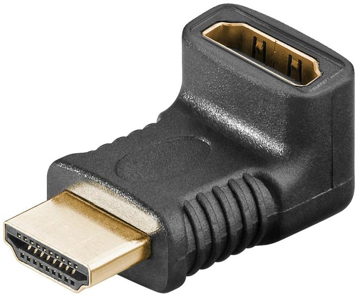 Immagine prodotto Goobay Adattatore angolare HDMI 90°, placcato oro 8K@60HZ (HDMI)