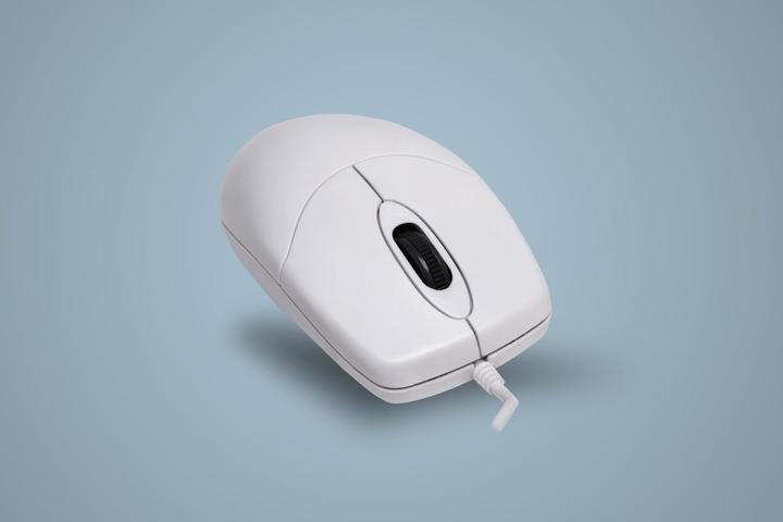 Image du produit Active Key Souris AK-PMJ1OW-UV-W IP68 lavable en blanc (Filaire)