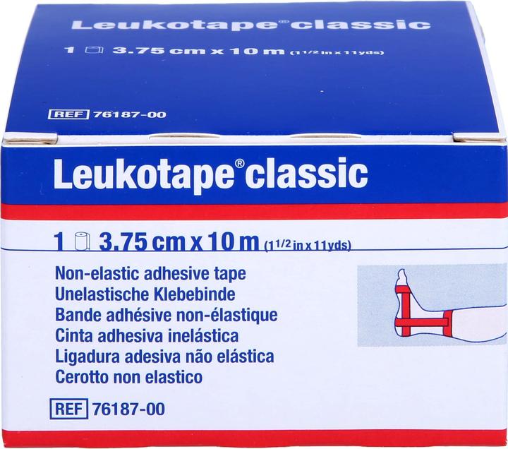 Label énergétique BSN classic bande de pansement 10mx3.75cm rouge (1 x)