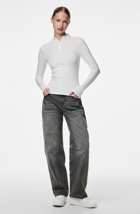 Image du produit Pieces Pckitte Zip Ls T-Neck Top Noos Bc (XL)