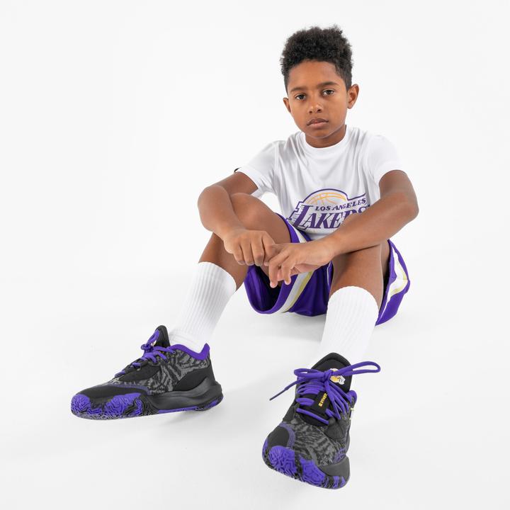 Produktbild Tarmak Kinder Basketball Schuhe niedrig NBA Lakers - Fast 900 Low-1 schwarz