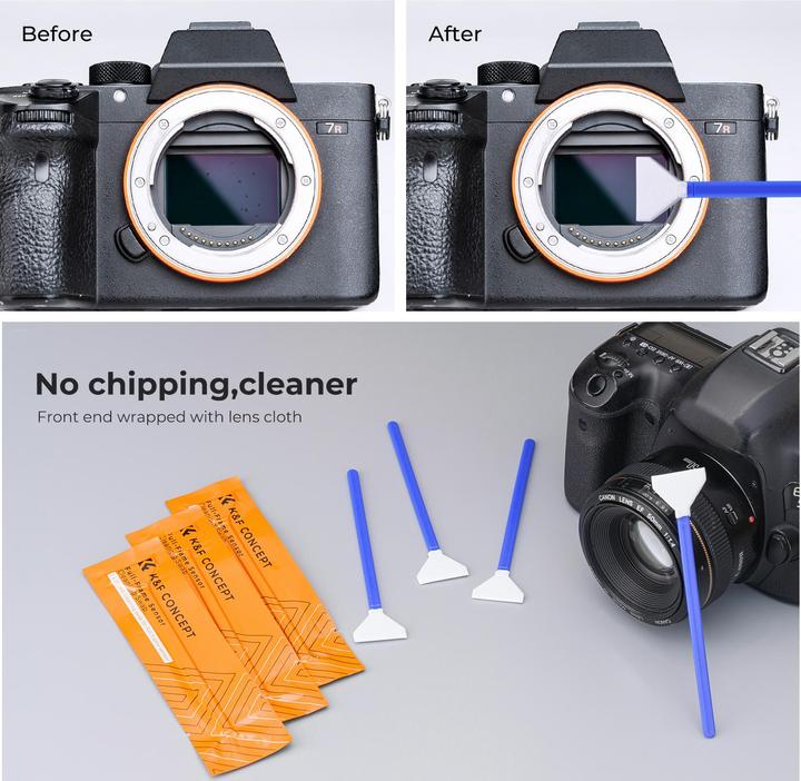 Produktbild K&F Concept Cleaning Swab Kit 24mm 10szt