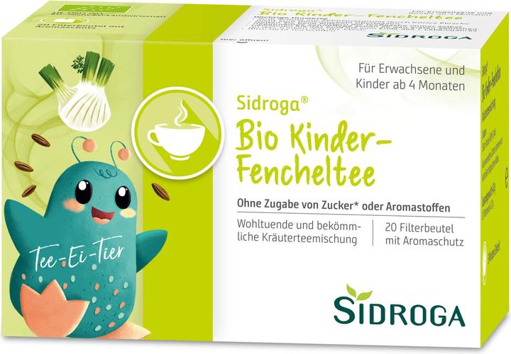 Immagine prodotto Sidroga Tè al finocchio biologico per bambini (40 g)