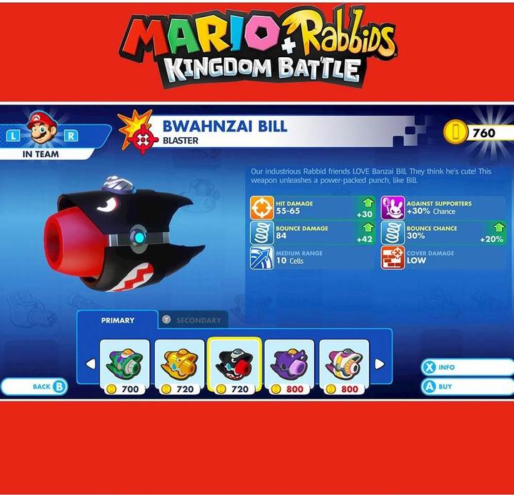 Actual product image Ubisoft Mario + Rabbids Kingdom Battle (Code in Box) (Switch, Switch Lite, Switch OLED)