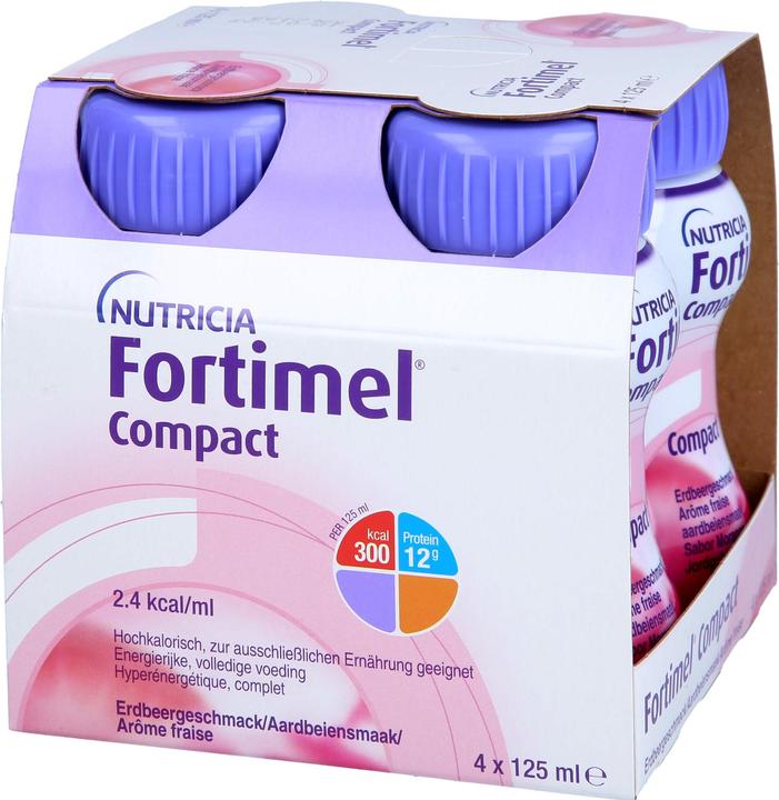 Produktbild Fortimel Compact 2.4 Erdbeere (Erdbeere, 4 x)