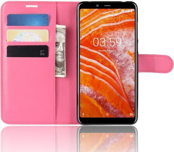 Productafbeelding MU Classic Litchi Leren Boekomslag Serie (Nokia 3.1 Plus)
