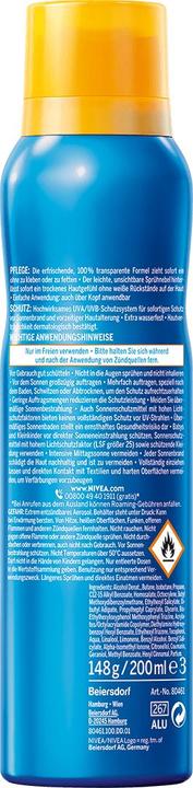 Image du produit NIVEA Dry Protect (Spray solaire, SPF 50, 200 ml)