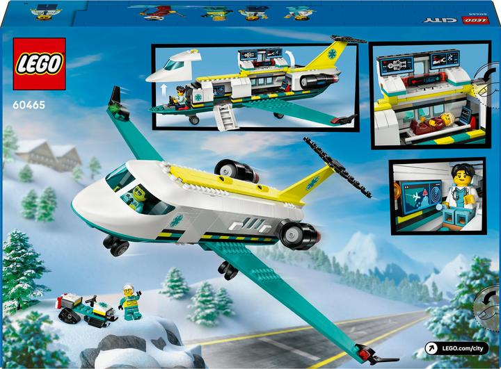 Produktbild LEGO Notfallrettungsflugzeug (60465, LEGO City)