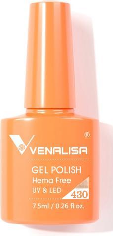 Actual product image Venalisa Gellack 430 UV/LED (Pastel orange, UV gel varnish)