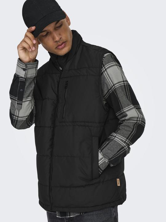 Immagine prodotto Only & Sons Gilet a collo alto trapuntato (S)