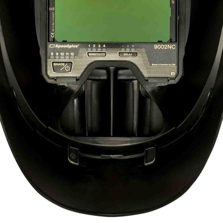 Produktbild 3M Speedglas 9002NC Schweisshelm, Visier Hochklappbar, Scheiben Gr. 55 x 107mm Selbstabdunkelnde Lins