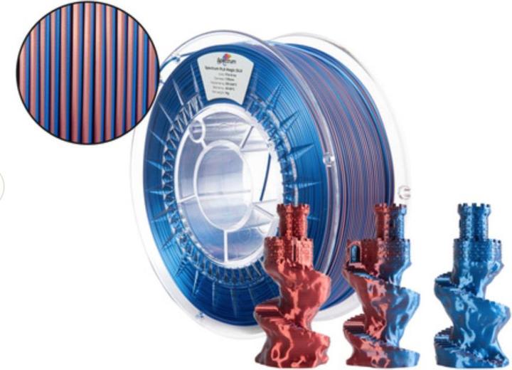 Produktbild Filament · PLA Magic SILK · FIRE & ICE · 1.75mm · 1kg (PLA, 1.75 mm, 1000 g, Mehrfarbig)