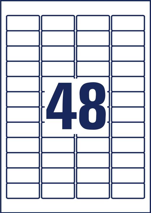 Actual product image Avery Universal labels