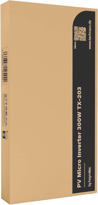 Produktbild Technaxx Wechselrichter TX-203 300 VA 60 V - 230 V Lüfterlos, Netzeinspeisung, N