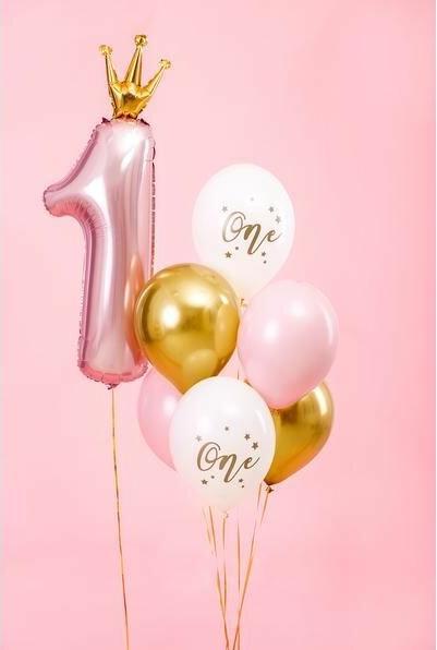 Produktbild Partydeco Ballons zum 1. Geburtstag "One