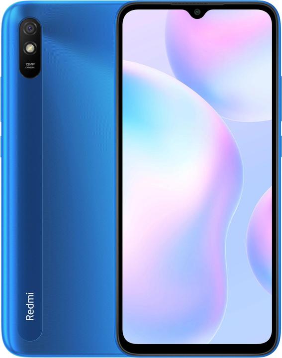 Xiaomi Redmi 9A (32 GB, glacial blue, 6.53", Dual SIM, 13 Mpx, 4G)