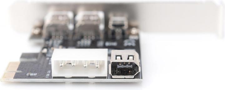 Productafbeelding Digitus PCIe-kaart Firewire 1394a 3+1 poort