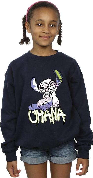 Image du produit Disney - Sweat LILO AND STITCH OHANA GRAFFITI - Fille (152, 158)