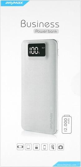 Image du produit Mymax iMymax Business MM-PB/009 Power Bank 12000mAh blanc (12000 mAh)