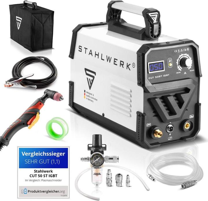 Produktbild Stahlwerk Plasmaschneider CUT 50 ST IGBT mit 50 Ampere, bis 14mm Schneidleistung