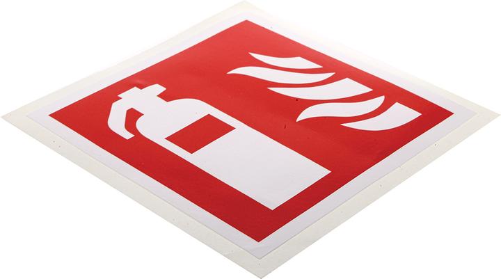 Produktbild Rs Pro Brandschutzzeichen Vinyl Feuerlöscher Rot/Weiss Selbstklebend
