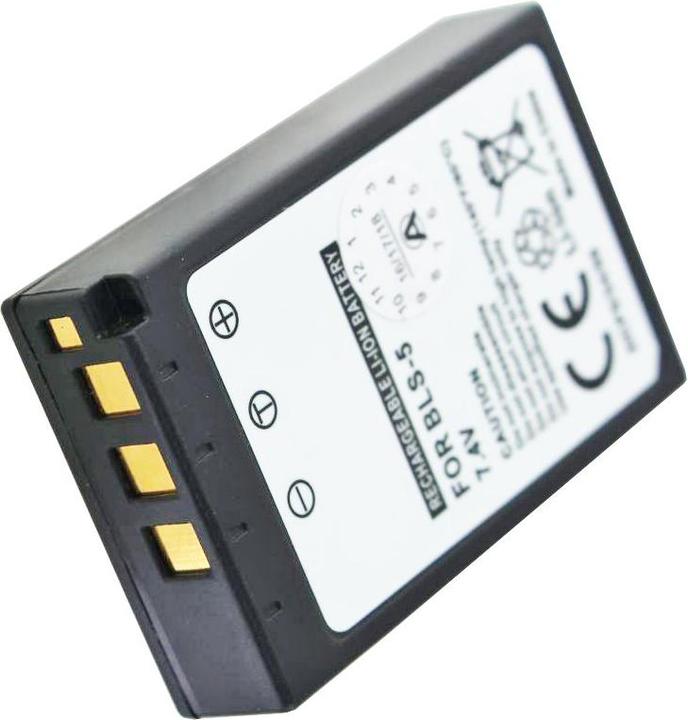 Immagine prodotto AccuCell Batteria Olympus BLS-5, E-P3, -PL1s, -PL2, -PL3 (Accumulatore di carica elettrica)