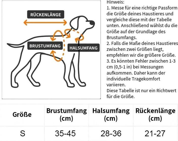 Immagine prodotto Cbx Gilet riflettente ad alta visibilità per cani, gilet di sicurezza per cani - taglia S (S, Gilet per cani)