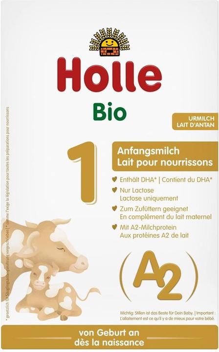 Actual product image Holle A2 Bio-Anfangsmilch 1 (neu) (400 g, up to 12 M.)