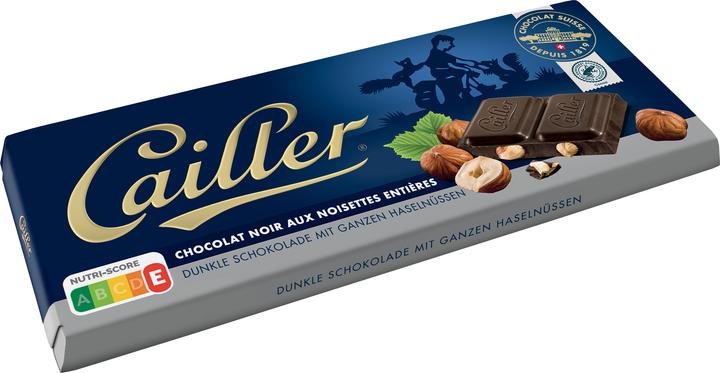 Produktbild Cailler Tafelschokolade Dunkel mit Haselnüssen (100 g)