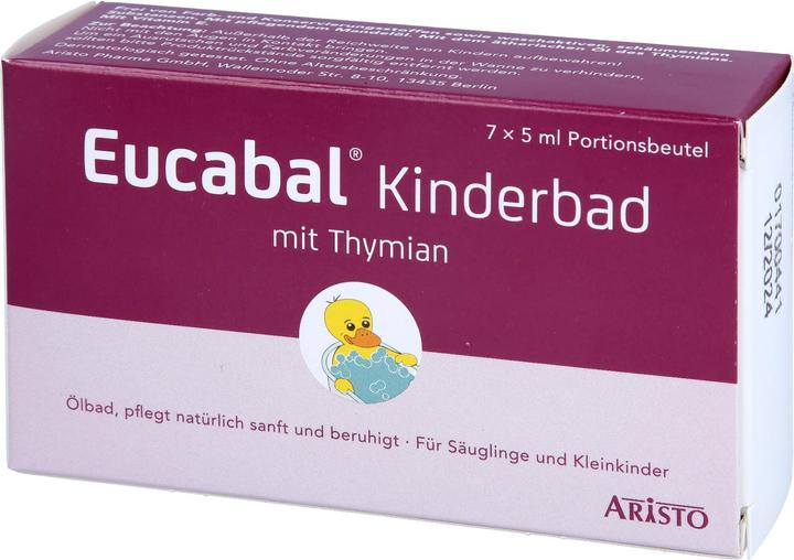 Actual product image Aristo Eucabal Children's Bath with Thyme, 7X5 ml BATH (35 ml)