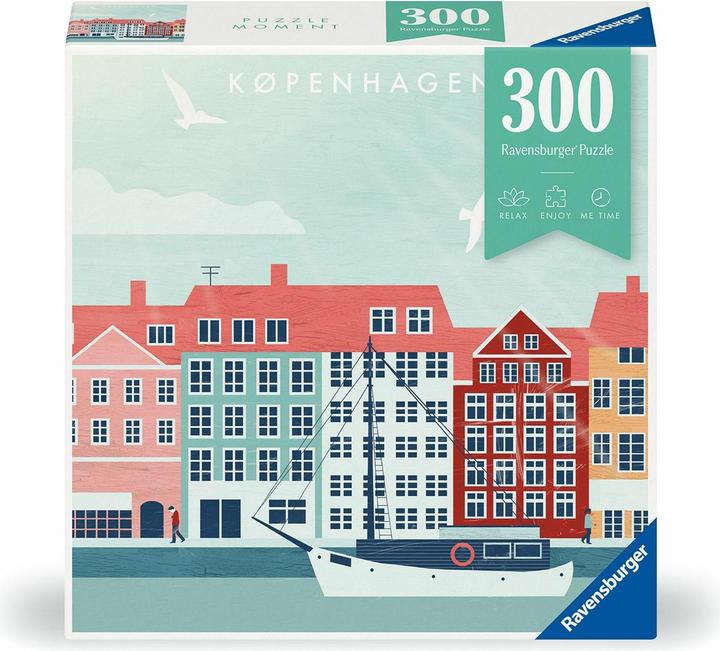 Produktbild Ravensburger Puzzle Moment 12000769 - City Kopenhagen - 300 Teile (300 Teile)
