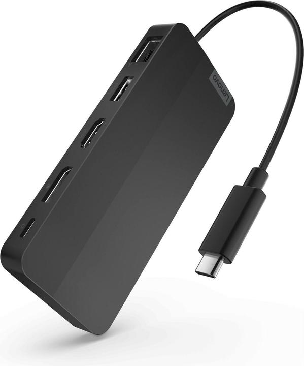 Actual product image Lenovo Travel Dock (USB-C, 6 Ports)