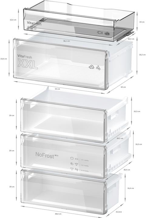 Image du produit Bosch Hausgeräte KGN497LDF (440 l)