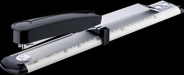 Actual product image Novus Long-arm stapler B 17 40 sheets Light grey, black 24/6,24/8,26/6,26/8 (40 Sheets)