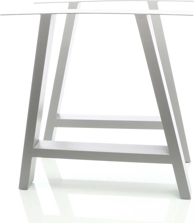 Produktbild Wiltec XPOtool Tischbeine 2x Tischgestell grau A-Form 70x72cm Industrial Tischkufen